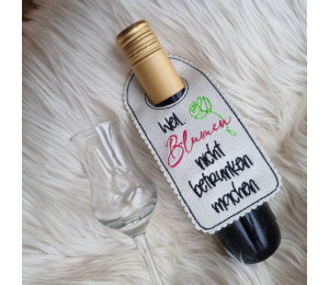 ADVENTSKALENDER 3. Dezember - Stickdatei - ITH Flaschenanhänger Vol. 4